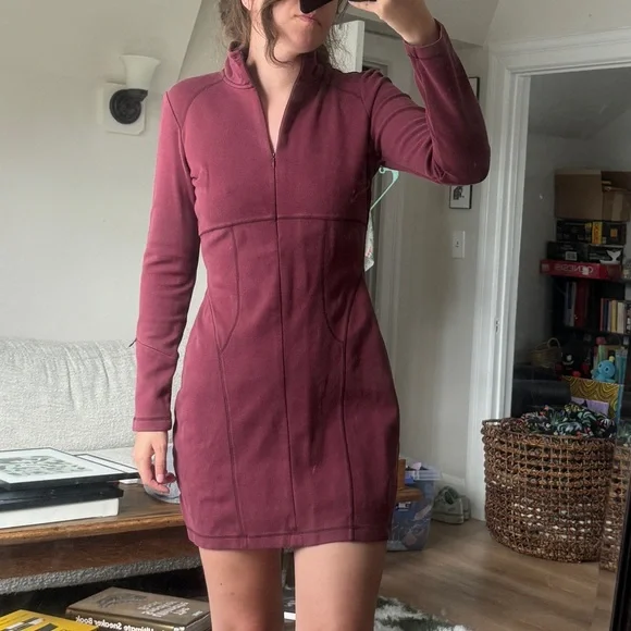 Athleta Maroon Dress - Picture 8 of 8